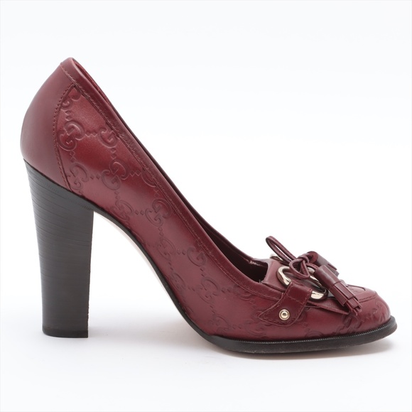 GUCCI Tassel Loafer Pumps Red Size 36.5 US - Picture 5 of 14